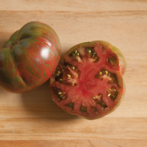 Solanum lycopersicum Pink Berkeley Tie Dye Tomato