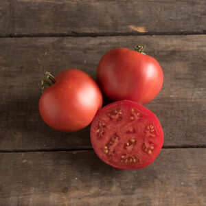 Tomato, Heirloom Solanum lycopersicum 'Moskvich'